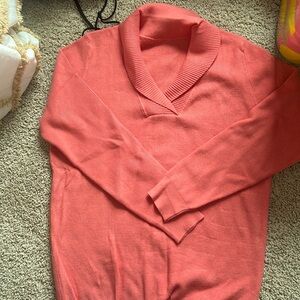 Size small coral sweater